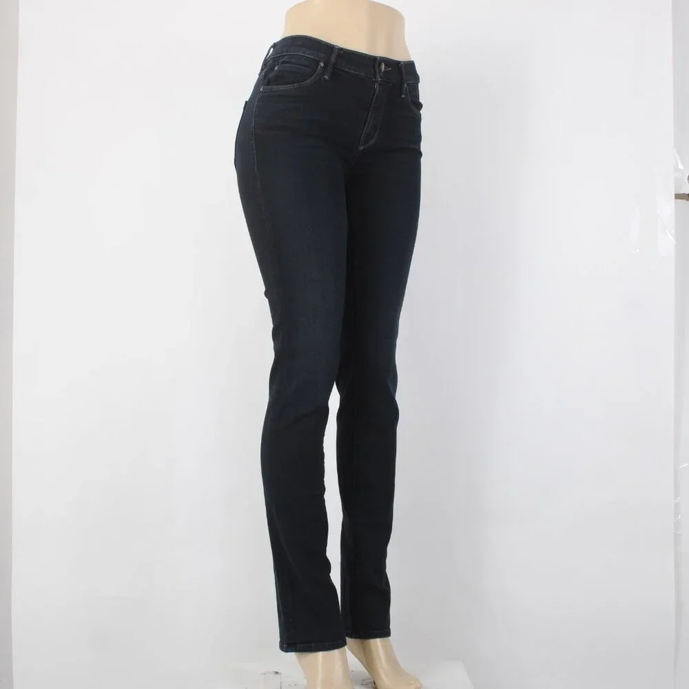 Mother Jeans The Rascal Sz 25 x 33 Dark Blue Denim Straight Cotton Poly Jeans - Picture 4 of 12